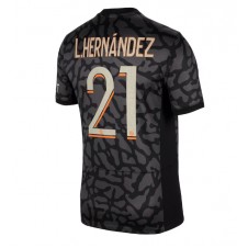 Paris Saint-Germain Lucas Hernandez #21 Tredjedrakt 2023-24 Kortermet